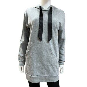 Just Be Oversized Grey Hoodie Sweatshirt Womens‎ Size M (E10108)